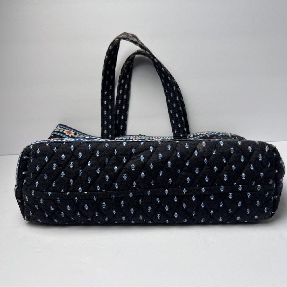 Vera Bradley Alpine Black Floral Toggle Closure Pocketbook - Picture 12 of 12